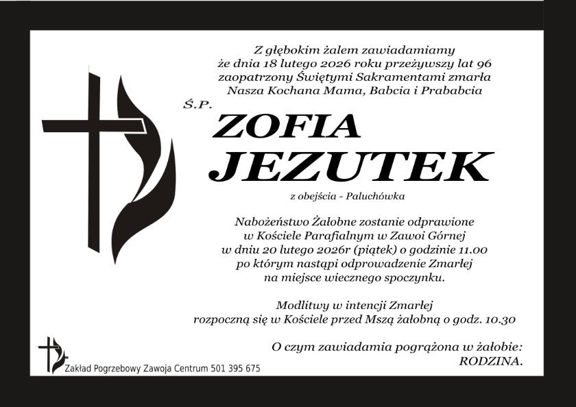 ZOFIA JEZUTEK