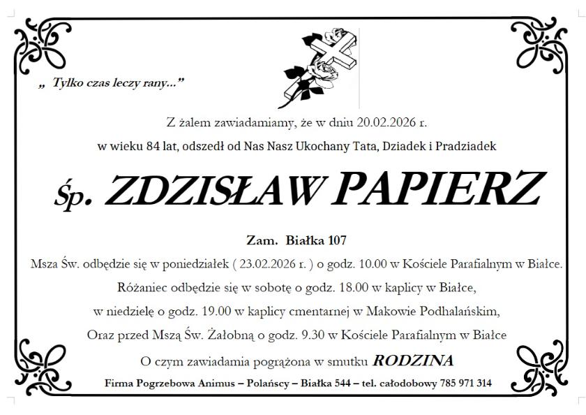 ZDZISŁAW PAPIERZ 