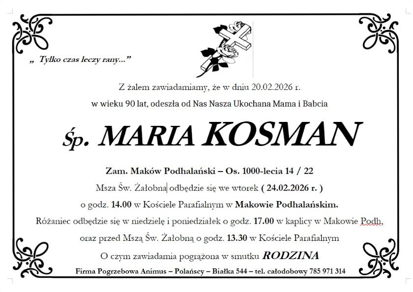 MARIA KOSMAN