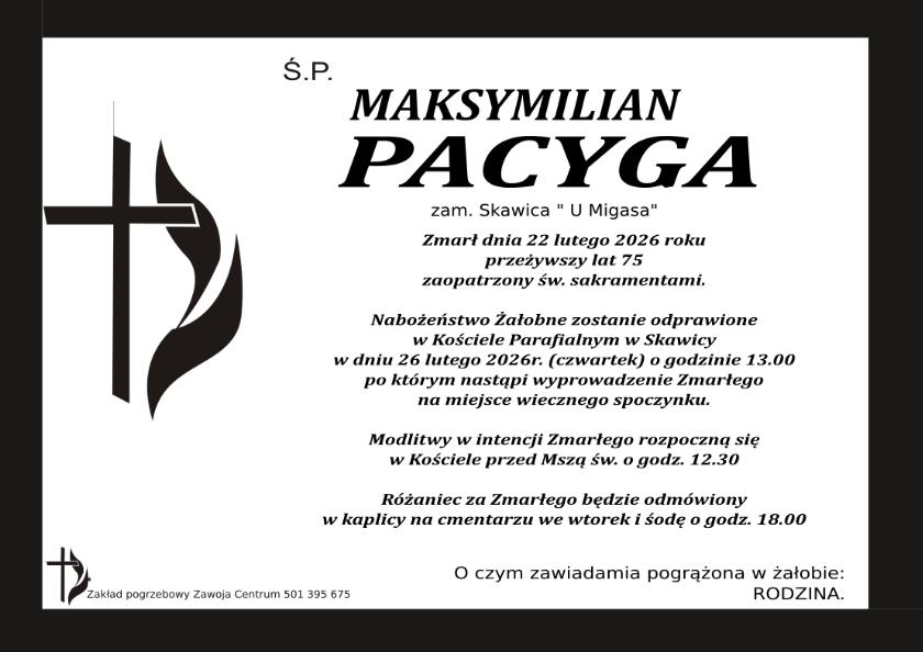 MAKSYMILIAN PACYGA