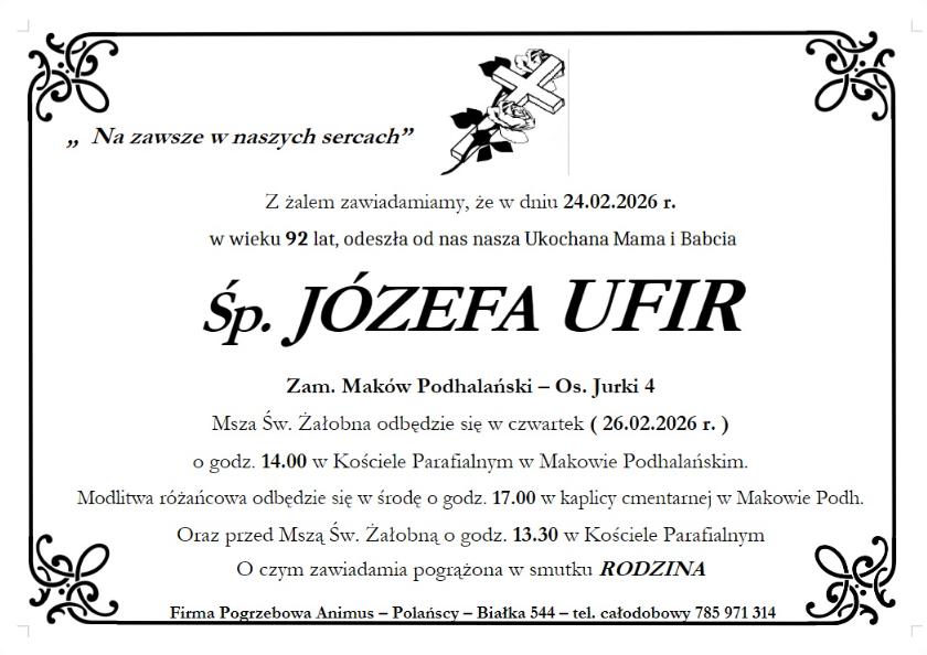 JÓZEFA UFIR