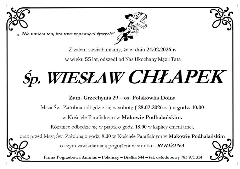 WIESŁAW CHŁAPEK
