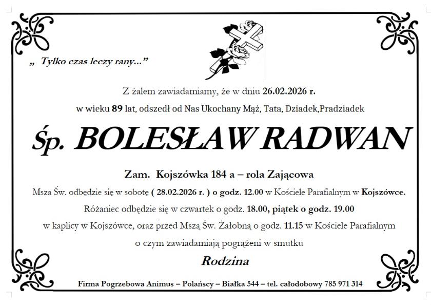 BOLESŁAW RADWAN