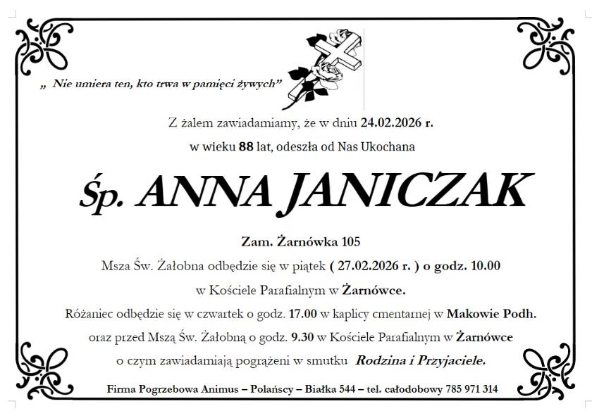 ANNA JANICZAK