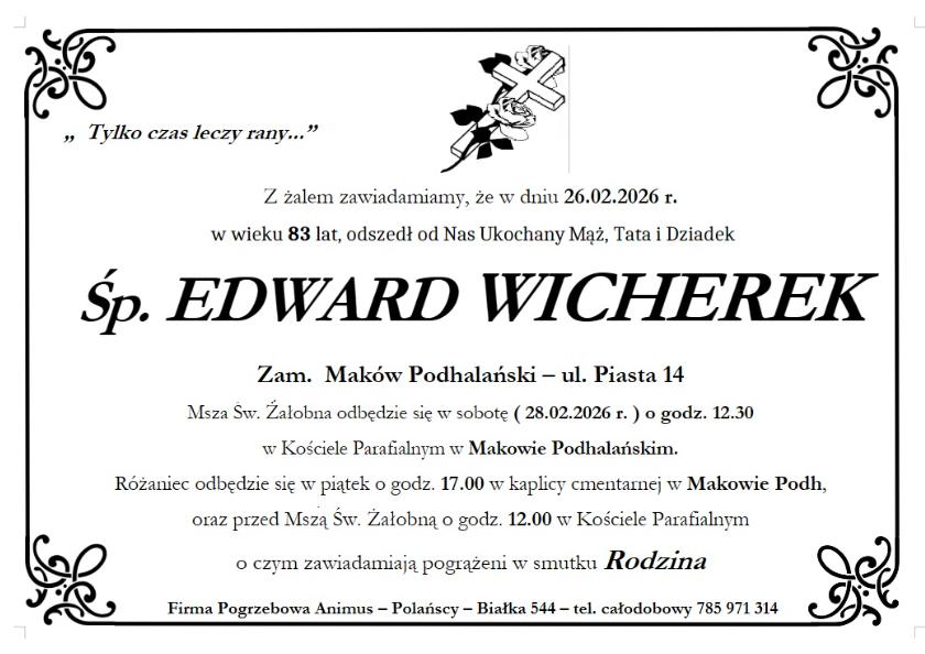 EDWARD WICHEREK