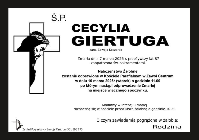 CECYLIA GIERTUGA