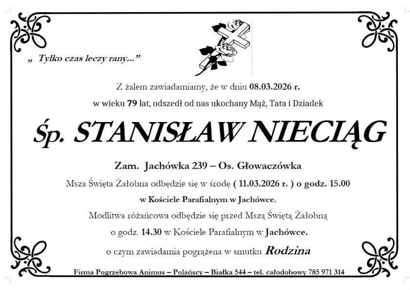 STANISŁAW NIECIĄG 