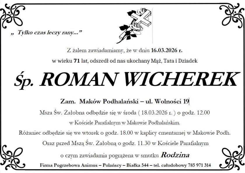 ROMAN WICHEREK