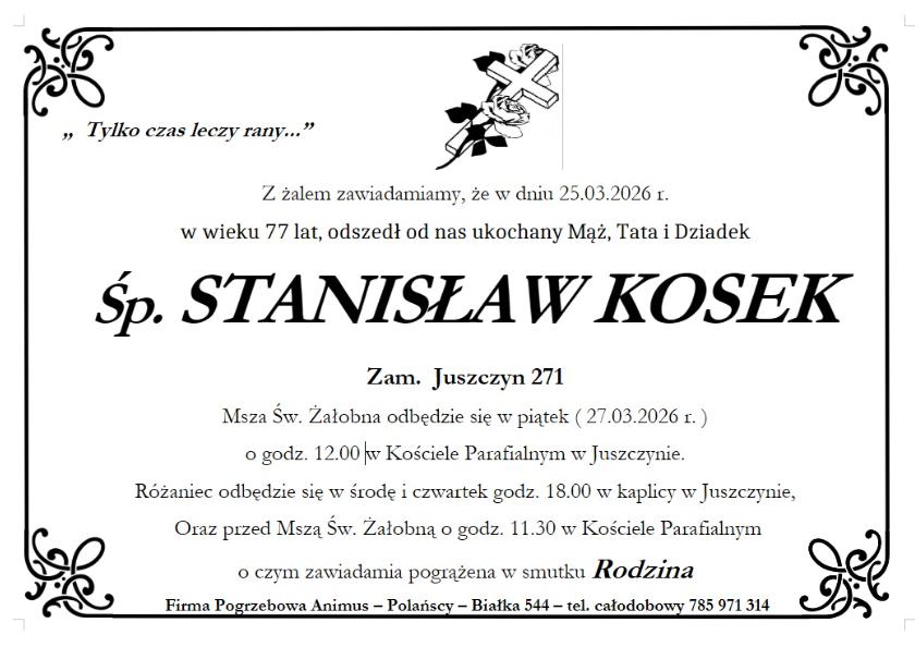 STANISŁAW KOSEK