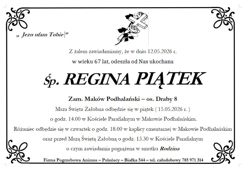 REGINA PIĄTEK