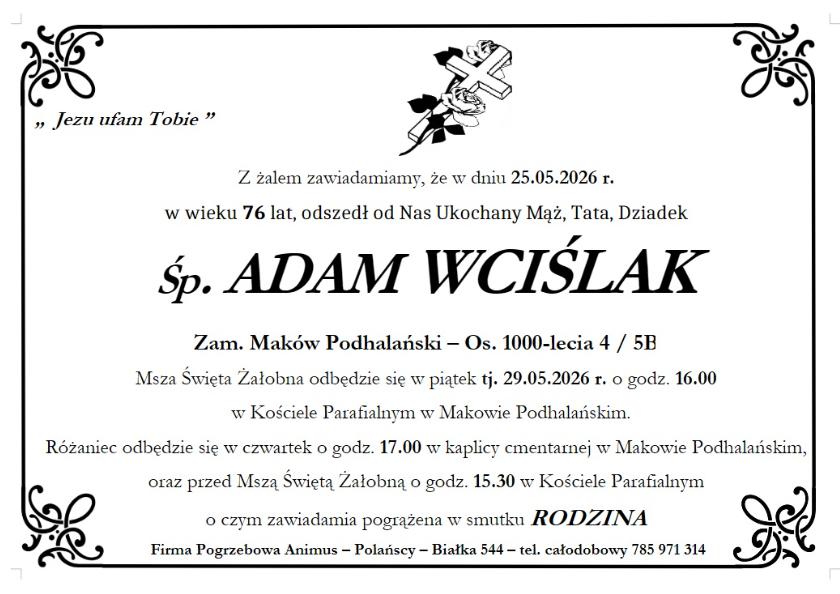 ADAM WCIŚLAK