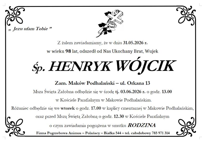 HENRYK WÓJCIK