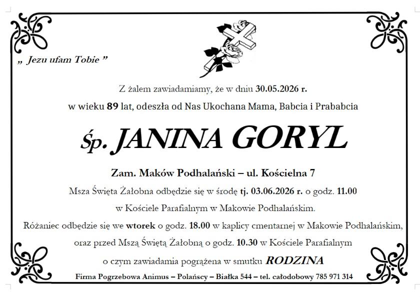 JANINA GORYL