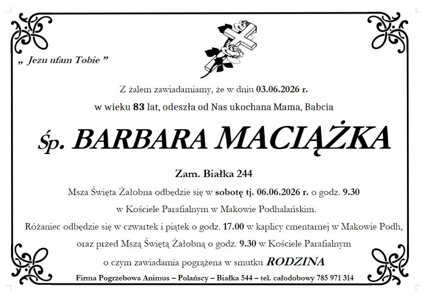BARBARA MACIĄŻKA