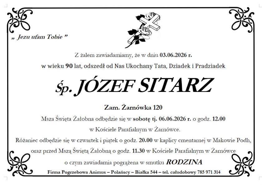 JÓZEF SITARZ 