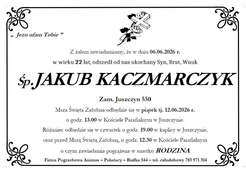 JAKUB KACZMARCZYK