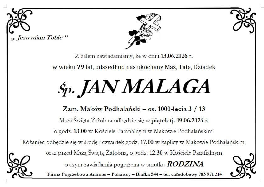 JAN MALAGA