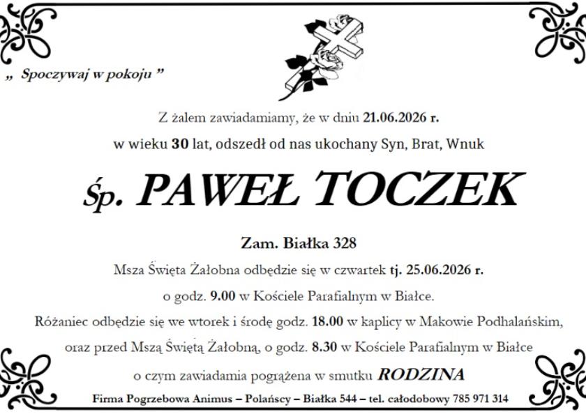 PAWEŁ TOCZEK