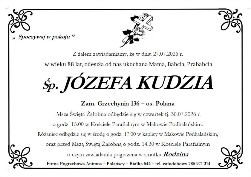 JÓZEFA KUDZIA
