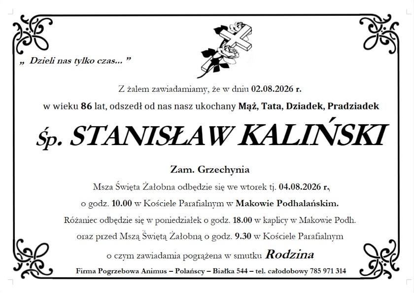 STANISŁAW KALIŃSKI