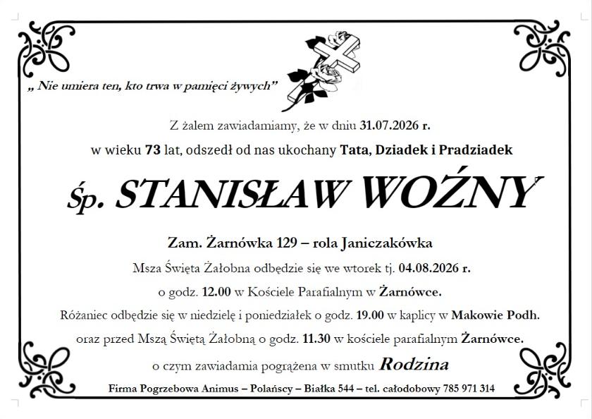 STANISŁAW WOŹNY