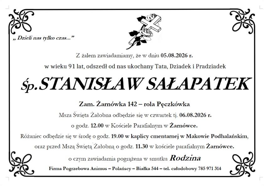 STANISŁAW SAŁAPATEK