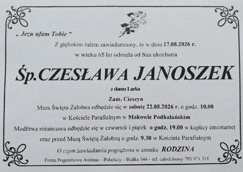 Czesława Janoszek