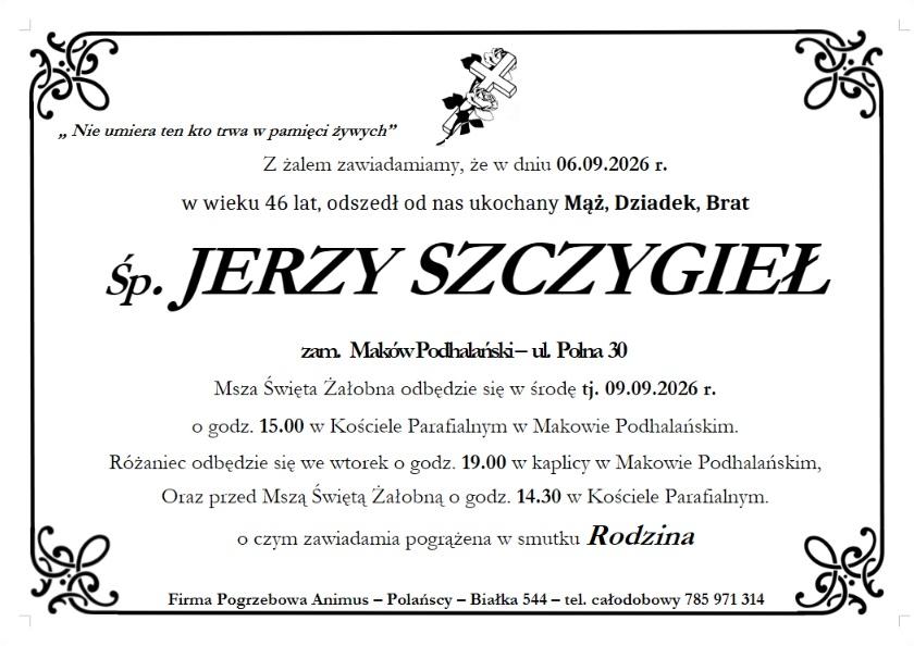 JERZY SZCZYGIEŁ