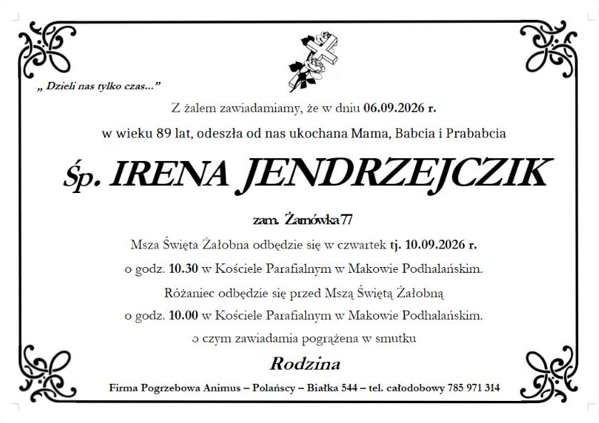IRENA JENDRZEJCZIK