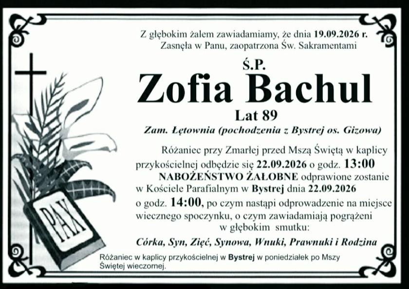 Zofia Bachul