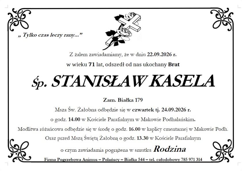 STANISŁAW KASELA