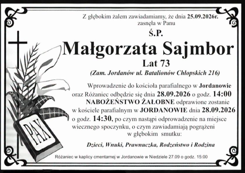 Małgorzata Sajmbor