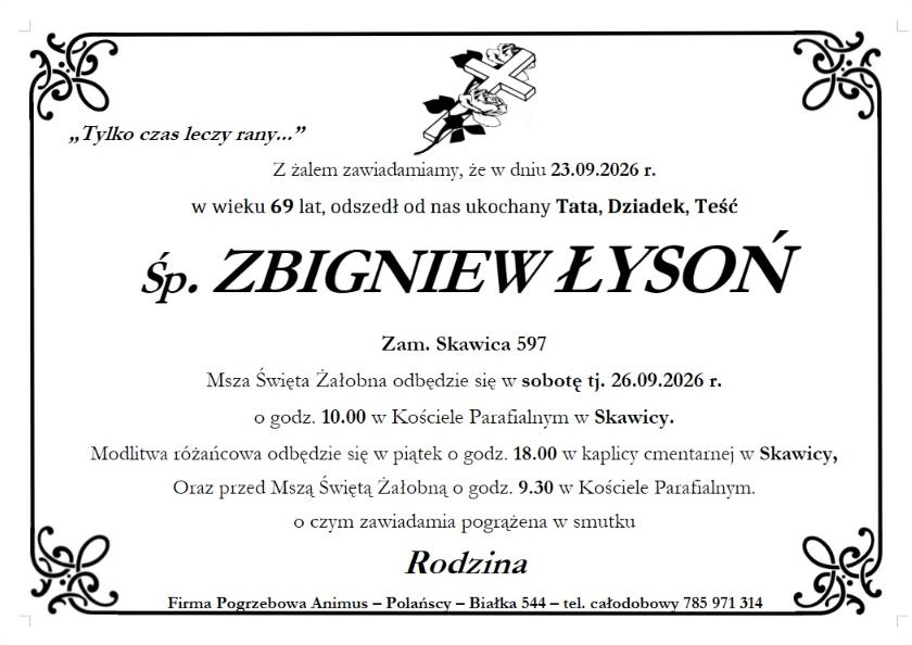 ZBIGNIEW ŁYSOŃ