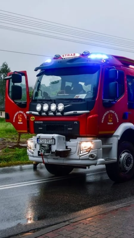 Pożar budynku gospodarczego w Budzowie. Trwa akcja gaśnicza