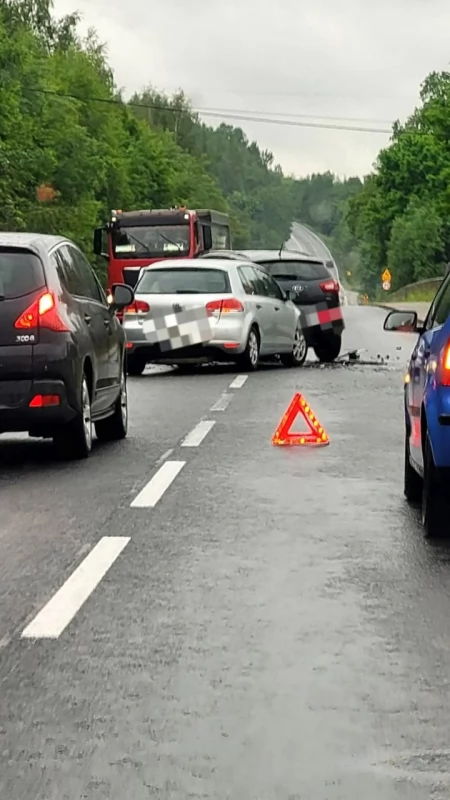 Zderzenie na DK28 w Mucharzu. Występują utrudnienia w ruchu
