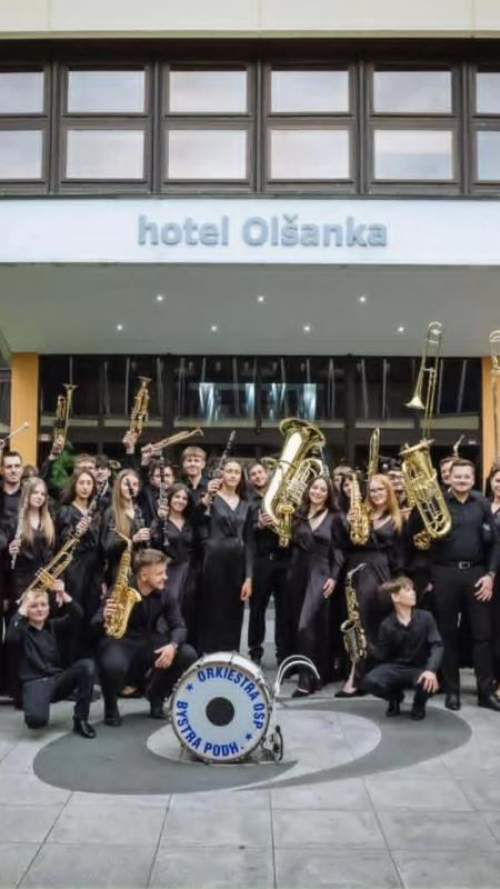 Srebrny sukces Bystrej Podhalańskiej w Pradze. Orkiestra OSP zachwyciła Europę