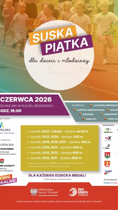 Suska Piątka sportowym świętem dla całych rodzin