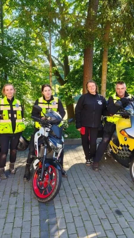 Motocykliści z Lachowic na Ogólnopolskich Mistrzostwach Ratownictwa KPP