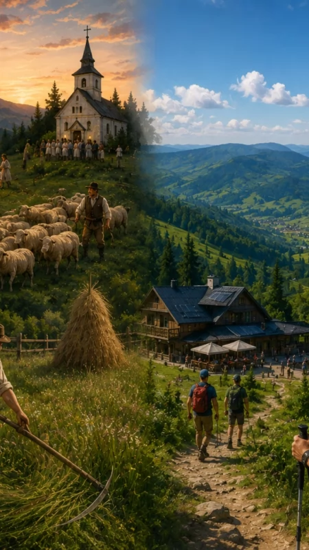 Lato w Beskidach dawniej i dziś