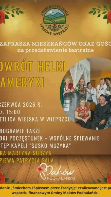 „Powrót Helki z Ameryki” już dziś w Wieprzcu