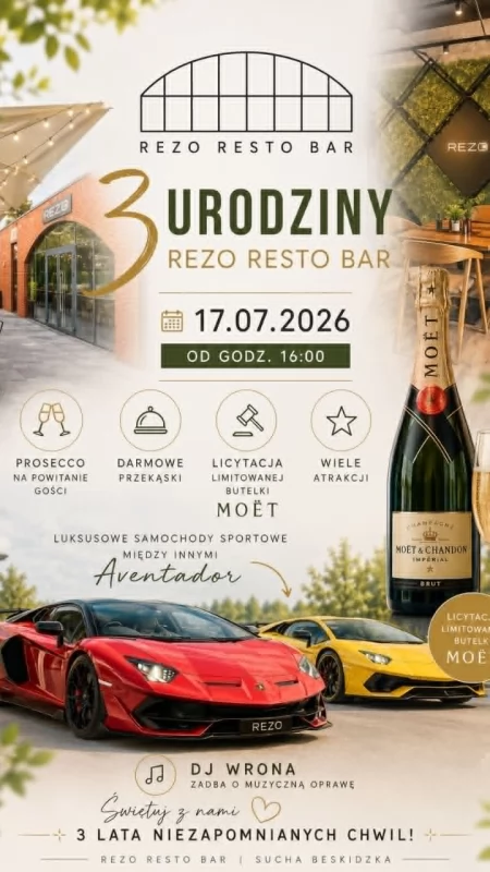 To już 3 lata REZO Resto Bar! 
