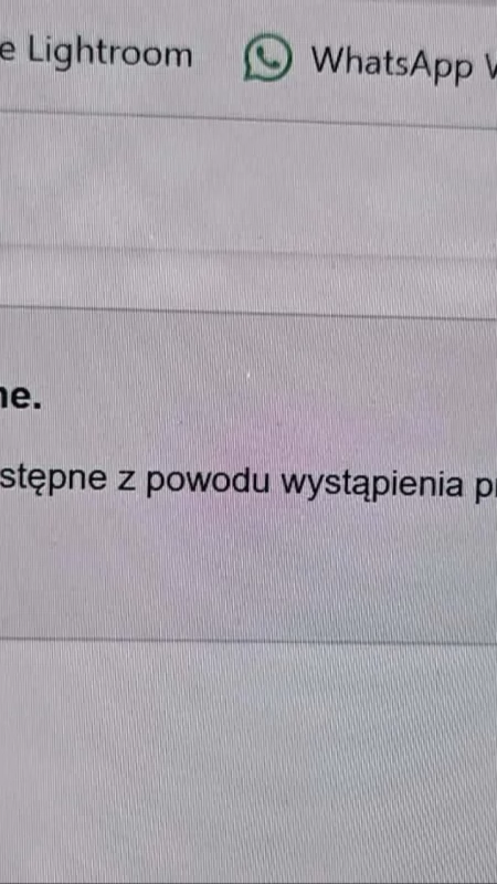 Awaria Facebooka