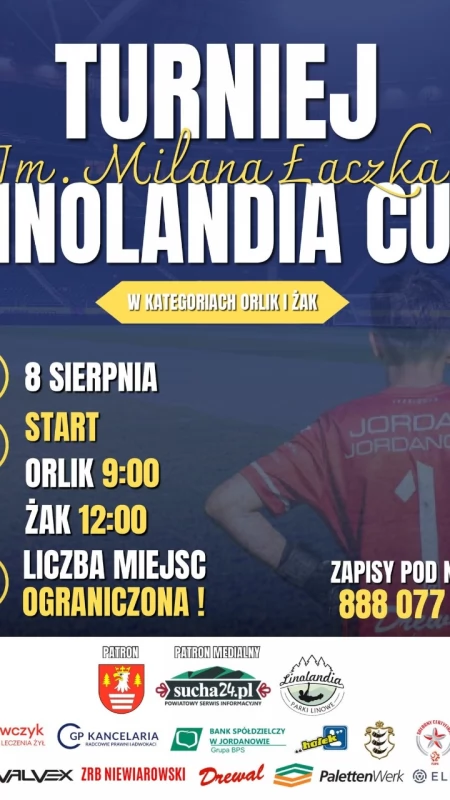 Turniej Linolandia Cup im. Milana Łaczka już 8 sierpnia