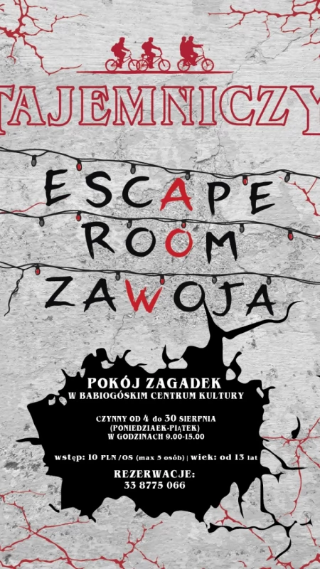 Wakacyjny pokój zagadek wraca do Zawoi. Tym razem będzie bardziej tajemniczo