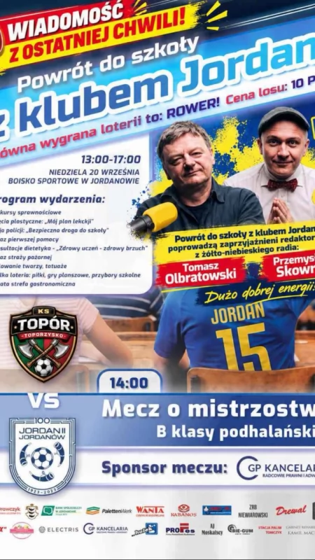 Derby, rekordowa frekwencja i wielka oprawa! Jordanów i Toporzysko czekają na historyczny mecz