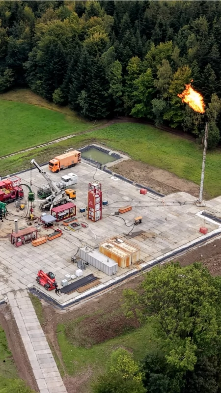 Energia Karpaty Zachodnie: „Wyniki dają powody do optymizmu”. W Lachowicach trwają testy odwiertu z gazem