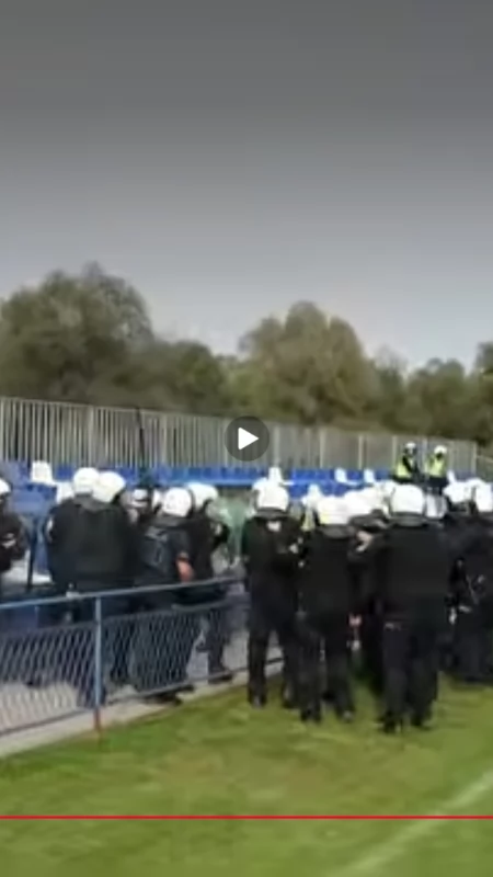 Policjanci z czterech powiatów ćwiczyli na stadionie w Białce
