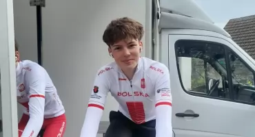 Dawid Bartyzel z Zawoi w ścisłej czołówce Wyścigu Pokoju