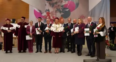 Powiat suski i szpital w Suchej Beskidzkiej wyróżnieni podczas jubileuszu uczelni w Nowym Targu