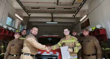 Po 10 latach służby Ford Ranger żegna się z OSP Maków Dolny